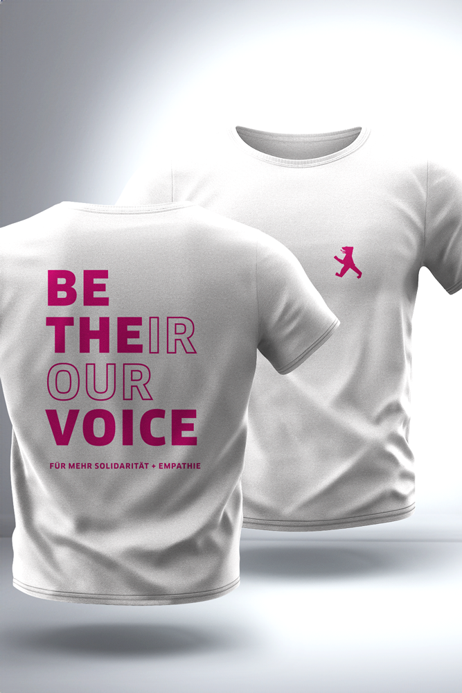 T-Shirt "Be Their Our Voice"